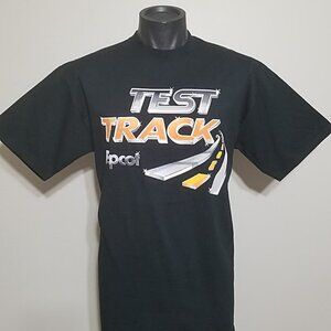 VTG 90s Disney Epcot Test Track T-Shirt NOS Made in USA Mickey Inc Large